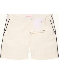 Orlebar Brown - Mid-Length Swim Shorts With Contrast Seam Piping - Lyst