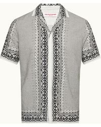 Orlebar Brown - Linen Shirt Light Summer Resort Shirt - Lyst