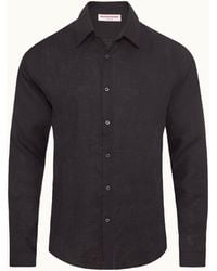Orlebar Brown - Classic Collar Tailored Fit Linen Shirt - Lyst