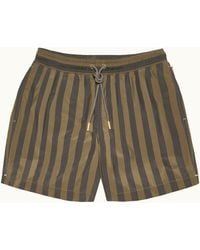 Orlebar Brown - Bold Stripe Designer Swim Shorts - Lyst