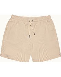 Orlebar Brown - Seersucker Designer Swim Shorts - Lyst