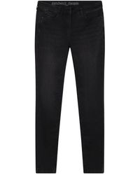 Pantaloni Casual Long Dark Grey Denim di Sandwich in Blu Donna Abbigliamento da Jeans da Jeans capri e cropped 