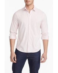 UNTUCKit Luxe Tee Button-down Light Purple - White