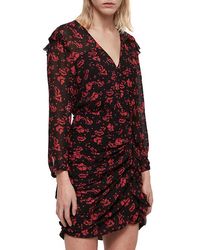 allsaints luca eira dress