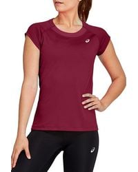 Asics Short-sleeve tops for Women - Up to 48% off at Lyst.com