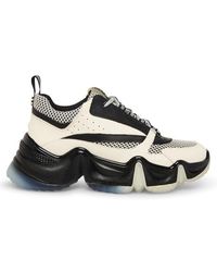 steve madden womens black trainers