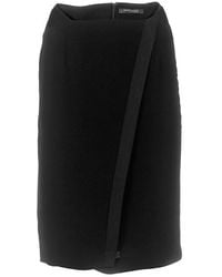 Guess org Pencil Skirt Taylored Crepe Noir/jet Black A996