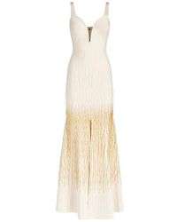 Guess Denise Bandage Gown Macademia - Natural