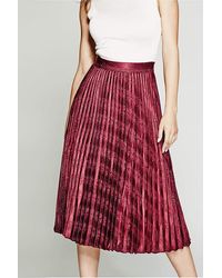 Guess org Pleated Skirt Bet On Pink - Multicolour
