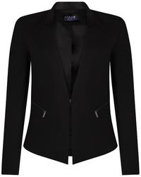 Dames Kleding voor voor Jacks voor Blazers colberts en jasjes Balmain Katoen Blazer Met Monogram in het Zwart 