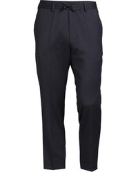 Filippa K Wool Yak R-neck Sweater Navy 