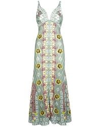 Temperley London Flux Strappy Dress Rosemary - Green
