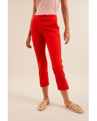 Lanius Jersey Trousers Melon - Red