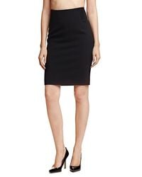 Guess org Skirt Ponte With Elastic Noir/jet Black A996