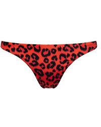 Les Girls, Les Boys Leopard Bikini Brief - Multicolour
