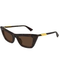 Bottega Veneta - Bv1446S 002 Sunglasses Acetate Cat Eye - Lyst