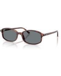 Ray-Ban - Sam Sunglasses Frame Blue Lenses - Lyst
