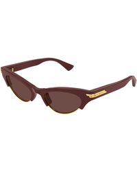 Bottega Veneta - Bv1431S 004 Sunglasses Acetate Cat Eye - Lyst