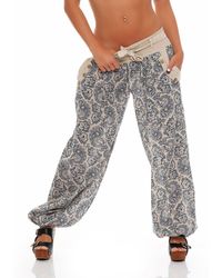 malito more than fashion - Haremshose 3488 Aladinhose im Orient Print mit elastischem Bund Einheitsgröße - Lyst