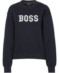 BOSS - ORANGE Sweatshirt C_Eprep_2 mit BOSS-Logostickerei - Lyst