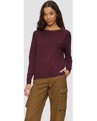 QS - Strickpullover mit Raglan-Ärmeln - Lyst
