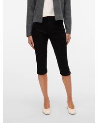 Vero Moda - Caprijeans VMELLY MR KNICKERS DNM MIX NOOS - Lyst