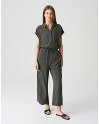Opus - Jumpsuit MENDIE Wide Fit im Allover Print Webware - Lyst