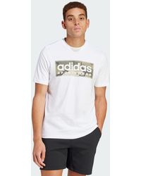 adidas - CAMO LINEAR GRAPHIC T-SHIRT - Lyst