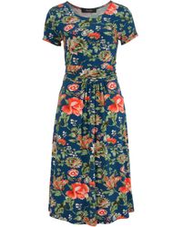 Aniston CASUAL - Sommerkleid mit farbenfrohem Blumendruck - Lyst