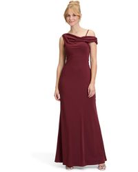Vera Mont - Maxikleid mit Wasserfallausschnitt (1-tlg) Stoff - Lyst