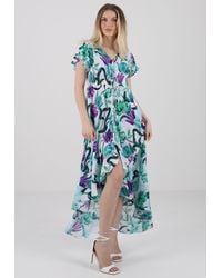 YC Fashion & Style - Sommerkleid Purple Petal Maxikleid– Für stilvolle Anlässe Alloverdruck - Lyst