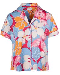 Pj Salvage - Pyjamaoberteil Tropical Dreams schlaf-oberteil nachthemd sleepshirt - Lyst
