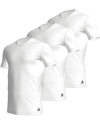 adidas - T-Shirt "Active Flex Cotton" (3er-Pack) mit V-Ausschnitt, legere Passform - Lyst