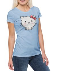 Urban Backwoods - Print-Shirt Pixel Skull Kitty T-Shirt Nerd Cat Cats Hello Katze Gatto Kitten - Lyst
