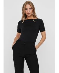 Vero Moda - Kurzarmshirt VMPANDA MODAL /S TOP NOOS - Lyst