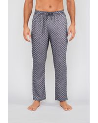 Joop! - Pyjamahose Relax Baumwoll-Viskose-Mix, Cornflower-Design, Regular Fit - Lyst