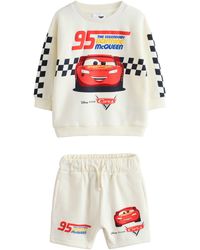 Next - Pullover & Cars Sweatshirt und Shorts 100 % Baumwolle, Set (2-tlg) - Lyst
