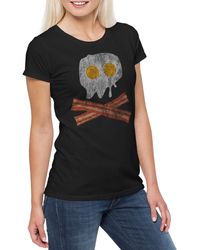 Urban Backwoods - Print- Bacon & Egg Skull T-Shirt Spiegelei Bones Knochen Speck Cook - Lyst