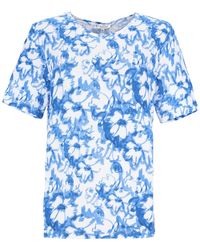 Hajo - T- Shirt floraler Print 1/2 Arm - Lyst
