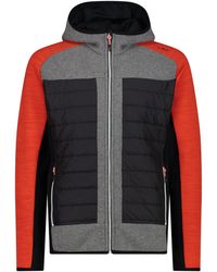 CMP - Fleecejacke Man Hybrid Fix Hood Jacket 33M2147 - Lyst