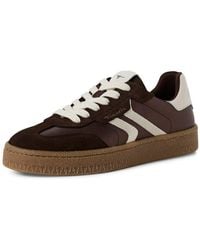 Tamaris - Plateausneaker Freizeitschuh, Halbschuh, Schnürschuh Im Retro-Look - Lyst
