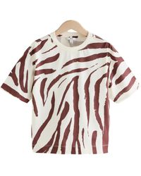 Next - T-Shirt Langarmshirt Rundhalsausschnitt 100 % Baumwolle (1-tlg) - Lyst
