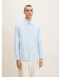 Tom Tailor - Langarmhemd Hemd mit Struktur - Lyst