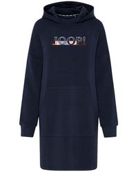 Joop! - Shirtkleid Hoodie-Kleid mit Logoprint - Lyst