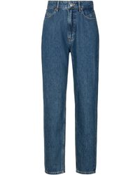 BOSS - Mom- Ruth Rise Hochbund High Waist Premium Jeans ( DENIM) - Lyst