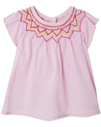 VERTBAUDET - Hemd & Hose Mädchen Baby-Set: Bluse, Shorts & Haarband - Lyst