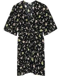 Zadig & Voltaire - Minikleid Kleid ROZOM SOFT CINKLE ROSES - Lyst