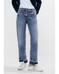 Cecil - Loose-fit-Jeans High Waist - Lyst