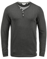 Solid - Langarmshirt Sddoriano Longsleeve Im Double-Layer Look - Lyst