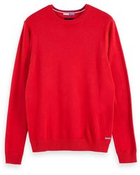 Scotch & Soda - & Fleecepullover Pullover Ams Blauw Cashmere Crew Neck 156536 - Lyst